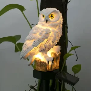 Lamparas solares Buho - Blanco
