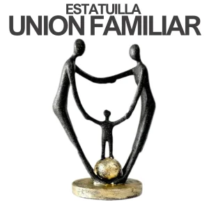 Estatuilla de la unión familiar