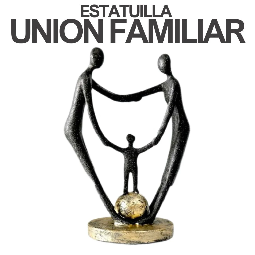 Estatuilla de la unión familiar
