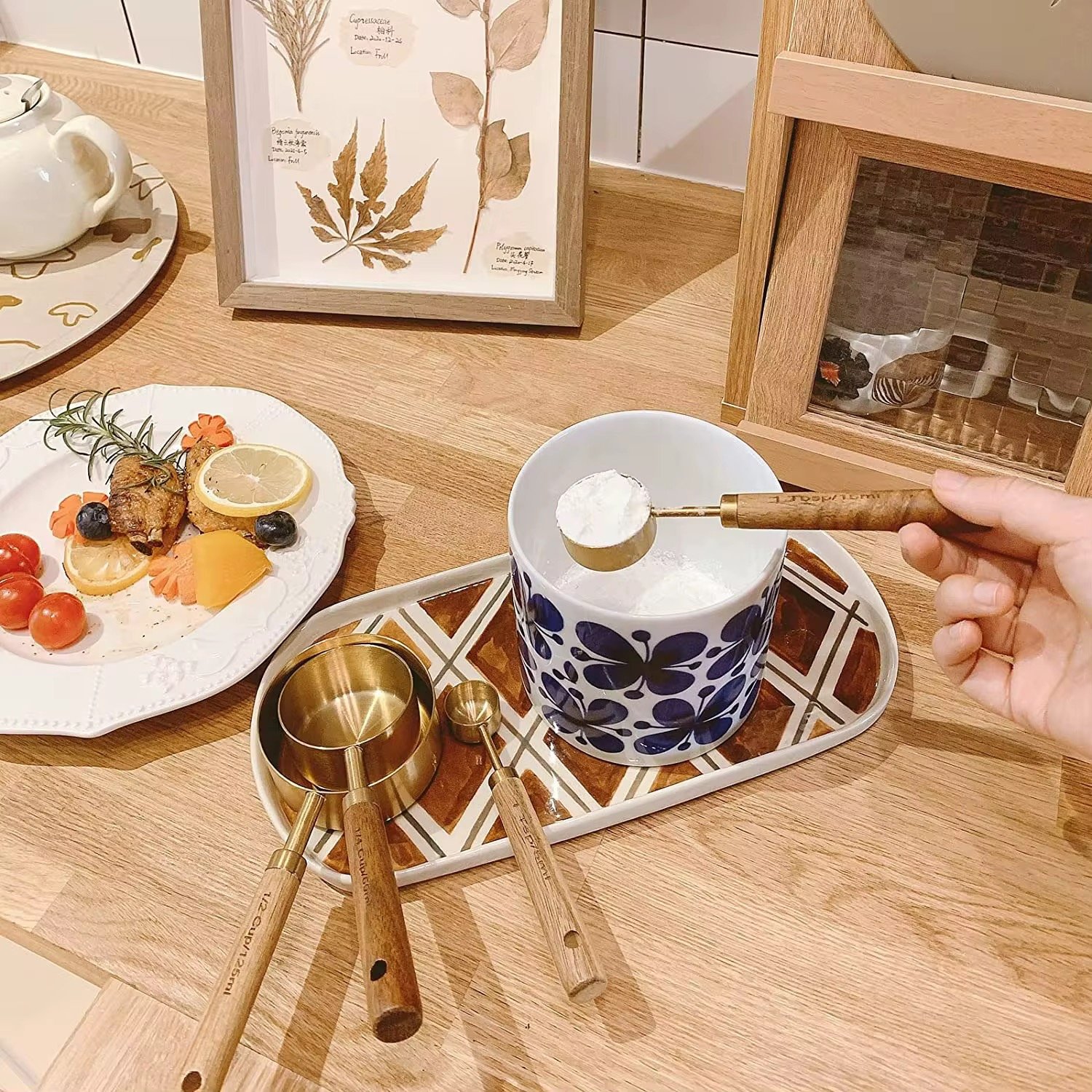 Set de 5 Tazas y Cucharas Medidoras - Imagen 3