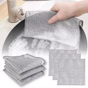 Paquete de 28 Paños Metálicos de Limpieza