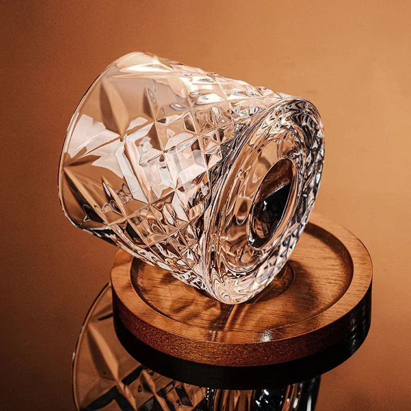 Vasos giratorios con Base de Vidrio y Madera - Imagen 6