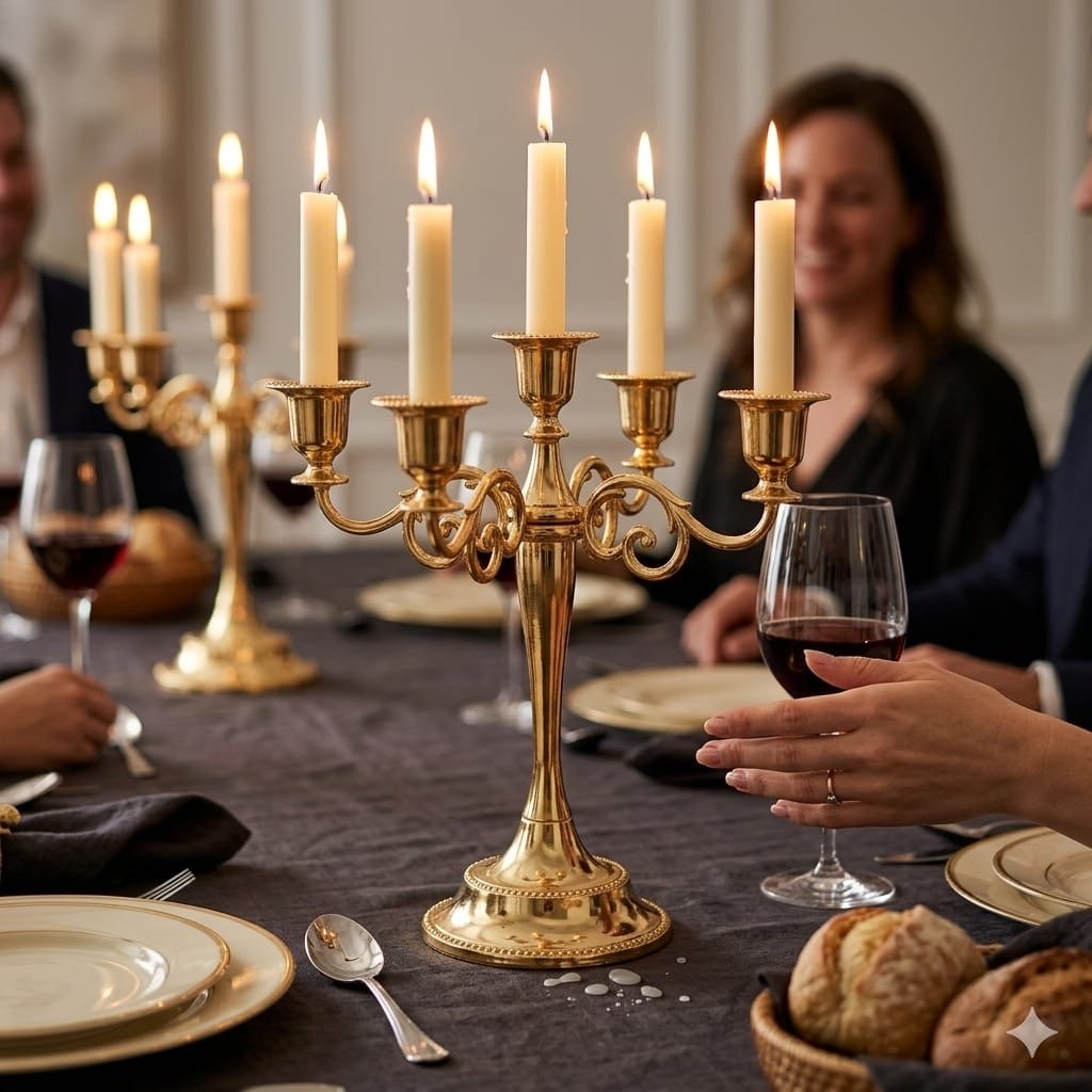 Candelabro Elegante de 5 Brazos - Imagen 3