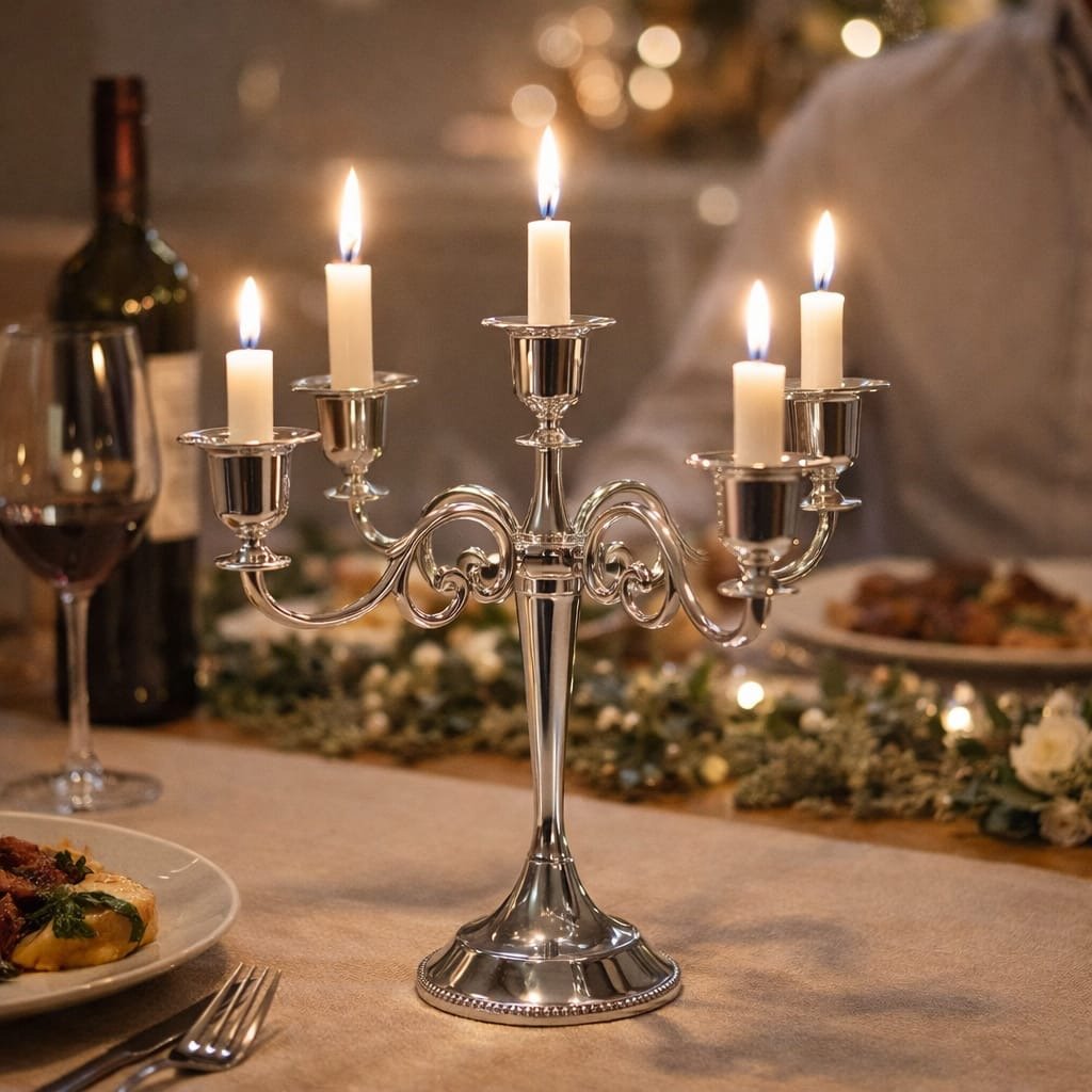 Candelabro Elegante de 5 Brazos - Imagen 4